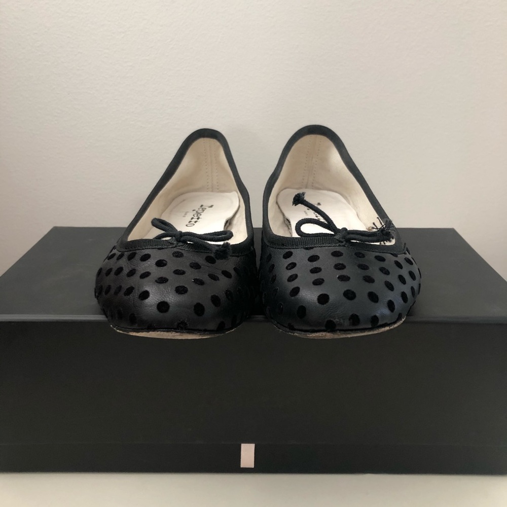 Repetto Polka Dot Flats